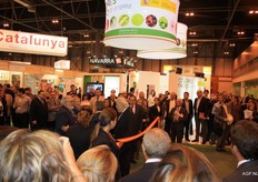 Een drukte van belang bij de officiële opening