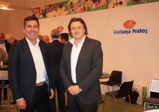 Gert-Jan Slobbe en Stephane Rion van Fortuna Frutos zijn te spreken over deze beurs