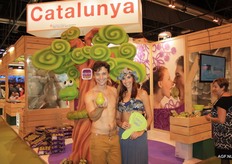 Peren uit Catalonië werden op een opvallende manier gepresenteerd