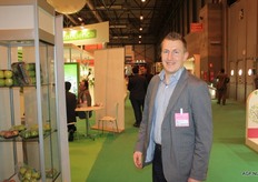 Stijn Weckx van Van Dijk Foods Belgium kwam ook even langs