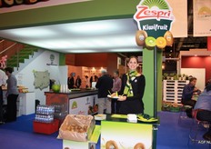 Zespri kiwifruit stond op diverse plaatsen op de beurs met een standje