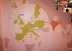 De vestigingen van Total Produce en de bedrijven waar ze een aandeel in hebben