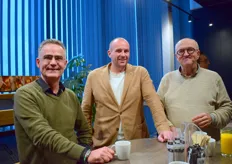 William van der Riet (Axia Vegetable Seeds), Sjoerd Henstra (Raaskal Food Creators) en Gerald Langerrak (Gerald Greensupport)