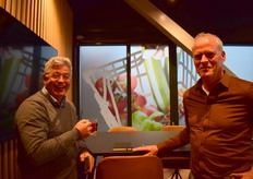 Roland Koets (Sakata) en Edwin From (Green Organics)