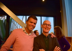 Perry Dekkers (Growers United) en Maurice Wubben (AGF-Trendcafé)