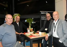 Jan van Gelder (Van Gelder Groente & Fruit), Wim van der Aar (Bidfood), Kees Kranendonk (Fruityline) en Piet van Vugt (Van Vugt Kruiden)