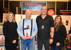 Nadine Gouw, Uko Vegter, Ferry Stomp en Marlies Keizer van Fresh Fruit Express