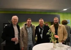 Willem Nowee (Varekamp Coldstores), Roy van der Poel (ERP), Chris Hans van der Hout en Marcel Visser (Freight Line Europe)