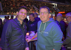 Frank Selman van Royal Berry en Peter Barendse van EveryD Flowers 