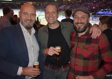 Peet de Jong, Rob van der Velden en Wesley Ammerlaan