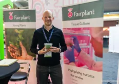 Rik Klein van Fairplant, onder andere actief in het leveren van jonge fruit planten uit tissue culture.