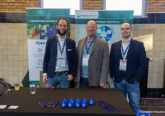 Bram Roosen, Andrew Boudry en Filippos Potsios van Roam Technology, met hun oplossingen voor schone irrigatiesystemen