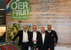 Het team van Fruitmasters met Gerrit Verkeek, Jan de Jonge, Harry Jonker en Ben Struker