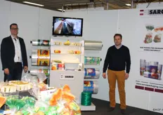 Mark van der Kamp en Jaap van der Sar van Sarco stonden voor het eerst op de beurs met hun verpakkingsfolie