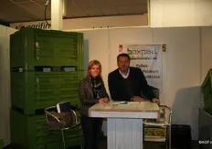Ellen Dommerholt en Gilbert Mommertz van Boxpall Benelux