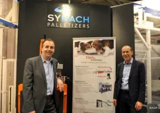 Johny de Bat en Patrick Gijsel van Symach Palletizers. Sinds kort overgenomen door Thiele Technologies.