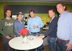 John Duijnisveld (Europe Retail Packing), Marco Romein (Snijpunt), Herman Burger (Door), Mark van der Salm (Snijpunt) en Peter Veenman (DOOR).