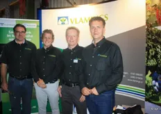 Het team van Vlamings met Rob Derikx, Hans Puijk, Jelle van Gerstel en Heino van Doornspeek
