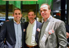 Eric Franssen (Business Controller Essenza en Umami), Eric Bongers (new business developer) en André Dings (CFO) van Scelta