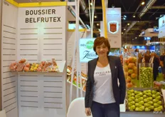 Annick Boussier van Boussier/Belfrutex was tevreden over het aantal bezoekers van de beurs en de drukte van de tweede beursdag. 