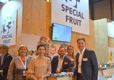 Het team van Special Fruit bestaande uit: Margot Petys, Sarah Hellemans, Maria Antonia Pozo, Tom Maes, Maxime Bruijnseels en Joep Jongmans. Special Fruit stond niet tussen de Belgische bedrijven, maar stond tussen de Spanjaarden samen met de Spaanse afdeling.