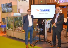 Manter en Tummers met nog een aantal partners deelden de stand. Hein Kortebos en Willem de Jong.