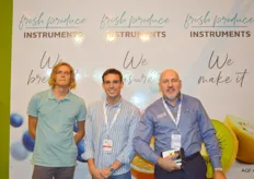 Laurence Breekveldt, Narcis Guinart en Leonard Felix introduceerden op de Fruit Attraction Fresh Produce Instruments: een webshop voor fruit meetinstrumenten