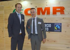 Willem Vermeiden en Rudolph Donk van CMR Holland. Eerder deze week was de feestelijke opening van het nieuwe kantoorpand in Madrid.