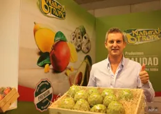 Kenneth Meyer van Natural Tropic uit Malaga. Naast de mango's en avocadoteelt waarin Natural Tropic uit Malaga een forse groei doormaakt, ziet Kenneth Meyer ook een jaarlijkse toename in de vraag naar cherimoya's en kumquats op de Nederlandse en Belgische markt.