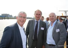 Willem Kokkeel, Gerald Muller (Capespan Continent) en Leo Lagendijk (Zeeland Seaports)