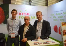 Koen Merkus (Fresh Forward Marketing), Philip Lieten (Fragana Holland) en Teunis Sikma (Fresh Forward Marketing)