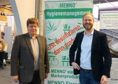 Laurents Kempkes & Christian Eidam van Menno Chemie, producent van desinfectie-producten