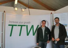 Wilko van der Velde en Jacob Struik van TTW, adviseurs voor teelt en verwerking.