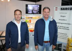 Jaap van der Sar en zijn nieuwe collega Hans Peelen van Sarco