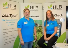 Marleen van de Griend en Tjarda Everaarts van HLB vertellen bezoekers dat plant- en bodemgezondheid staan HLB centraal staan