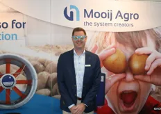 Maarten Mooij van Mooij Agro had een leuke beursgadget met z'n aardappelbril