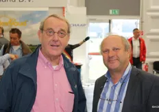 Voormalig VTA-voorzitter Louis Beemsterboer en Jaap Kodde van Flevostar