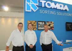 Het Tomra-team met Maurice Moynihan, Alexander Dewilde en Peter Mousset