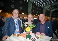 Robert van den Berg (Bakker Barendrecht), Suzanne van der Werff (Bakker Barendrecht) en Corné van Winsen (ZON Fruit and Vegetables)