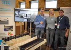 Bart van Schaijk, Maritha van Berlo en Rob van de Meulengraaf van GEGE Machinebouw