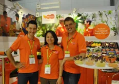 Jeroen Pasman, Nguyễn Thị Mỹ Hiệp en Siebe van Wijk van The Fruit Republic.