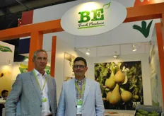 Gerrit Bergwerff van BE Fresh Produce en Paul Peters. Samen proberen ze een super product op de markt te brengen.