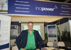 Marnix Praet van Inopower. Het bedrijf is gespecialiseerd in anti-hagel systemen