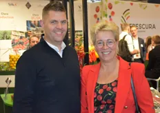 Peer Schraven en Jolanda Nooijen van vollegrondsgroentenbedrijf Compliment uit het Brabantse Volkel