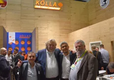 Reginald Jordens werkt tegenwoordig voor KÖLLA. Op de foto met collega Jose Claure en Uruguayaanse leveranciers