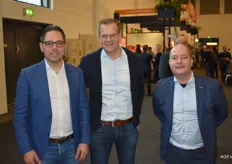 Maarten van den Heuvel, Peter Buijks en Maurice Govers van Enza Zaden