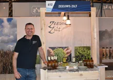 Ook Hubrecht Janse van Zeeuws Zilt was weer van de partij met zijn mooie streekproducten op basis van zeewier en zeekraal