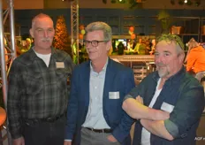 Hans Peeters van Brooker Tuinbouwbedrijf met Jos Muijsenberg van Fris-Co en Rene Smedts van Bouten&Lenders