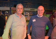 Peter van Osch (P. van Osch Groenteproducties) en Paul Aarts van ZON