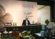 Davy Steelandt van Truffel.be, zoals de naam al suggereert, is het bedrijf gespecialiseerd in truffels en verschillende bewerkingen met het product.